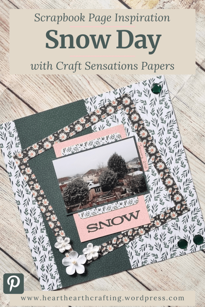 Snow Day - Scrapbook Page Inspiration
