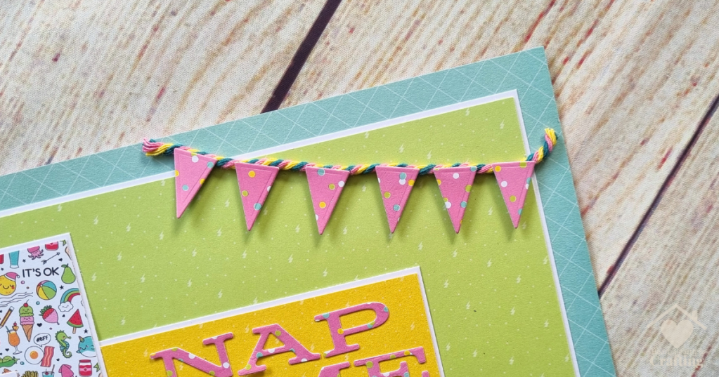 Nap Time - Baby Scrapbook Inspiration