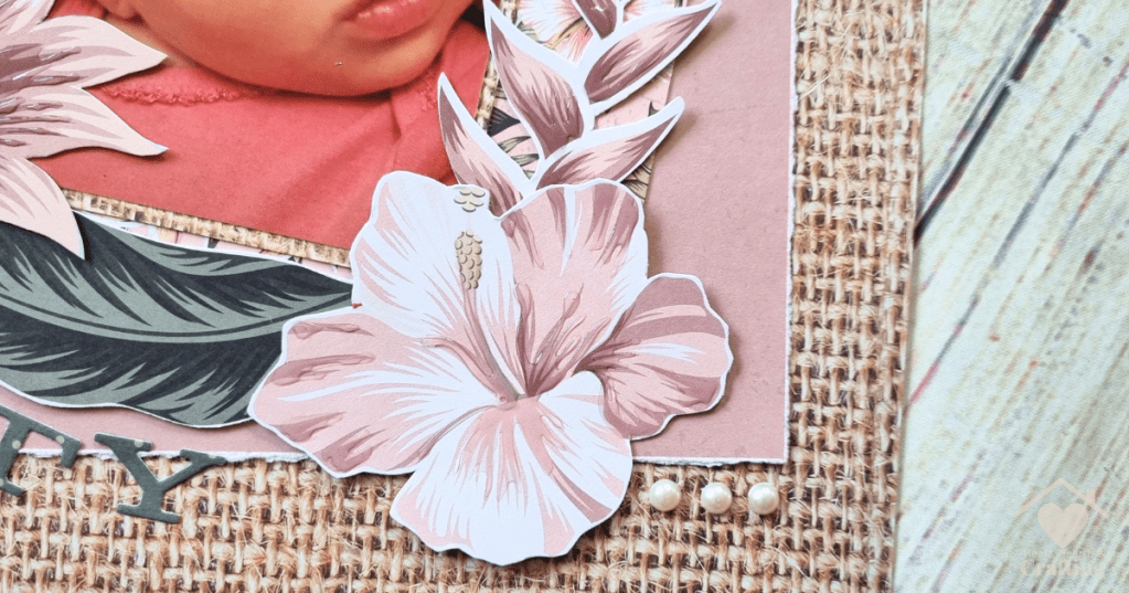 Sleeping Beauty Baby Scrapbook Page