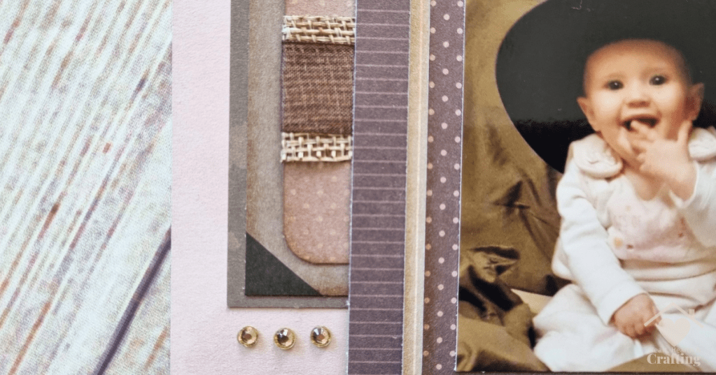 Dad Hat Baby Scrapbook Page Inspiration