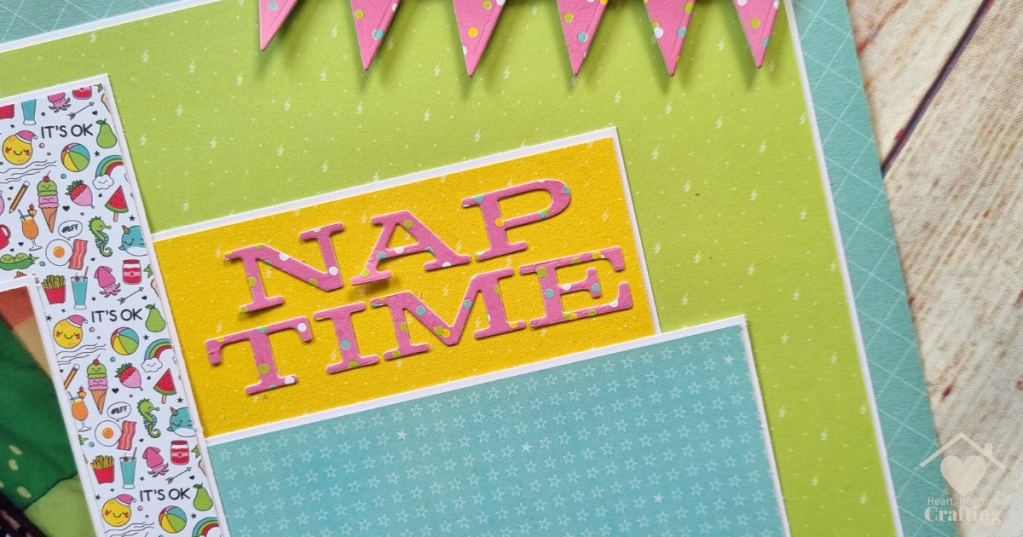 Nap Time - Baby Scrapbook Inspiration