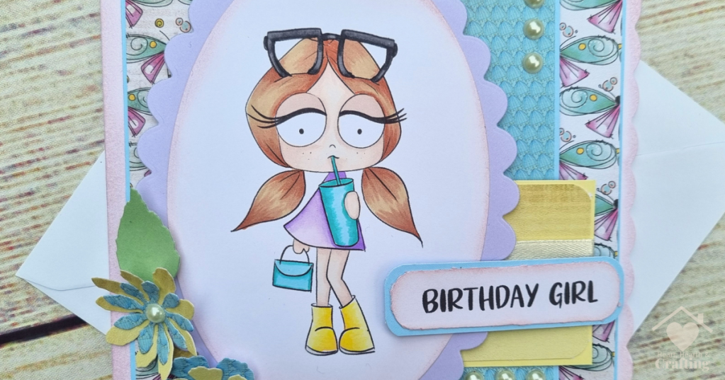 Rebel Girl Milkshake Drink Card Making Project