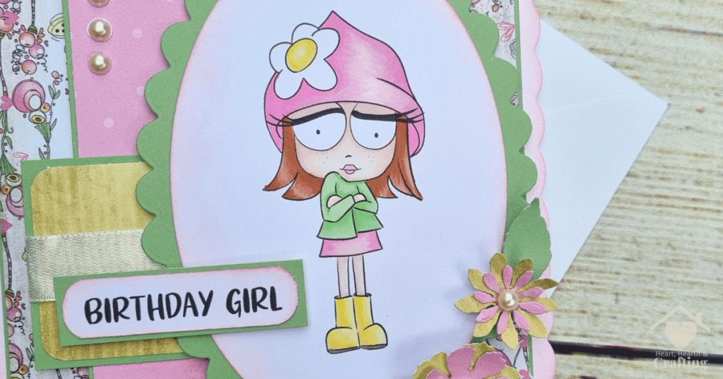 Rebel Girl Sulky Attitude Card Making Project