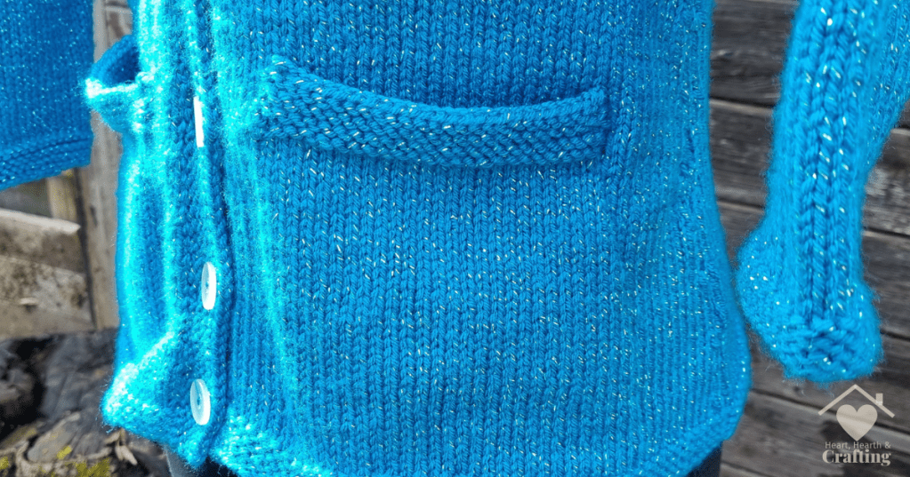 Patons 3850 Hoody Knitting Project