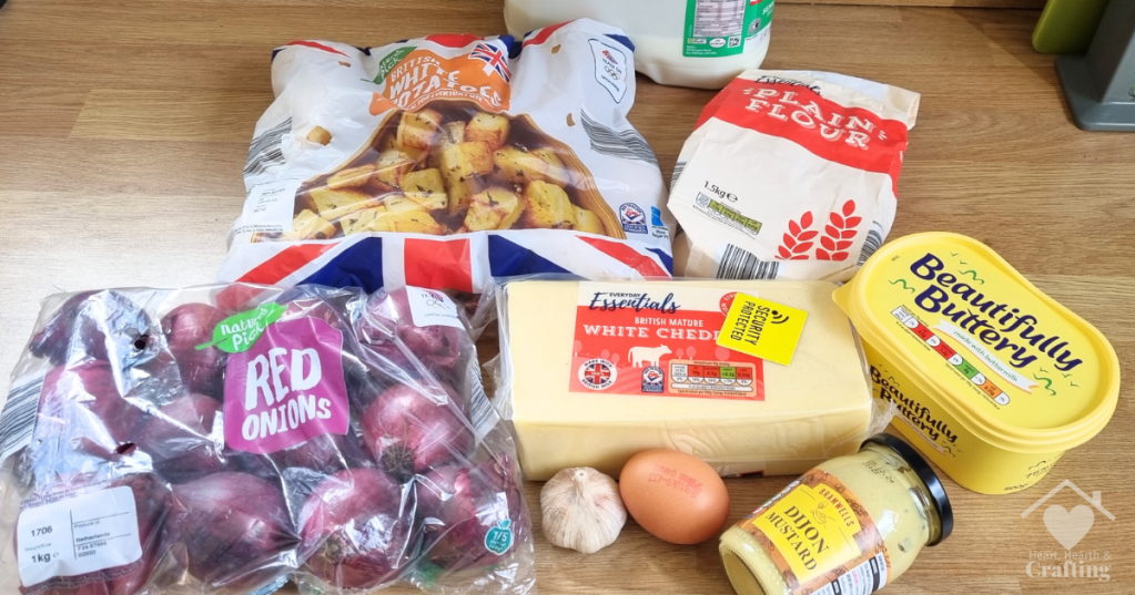 Traditional Lancashire Cheese and Onion Pie Batch Cook Recipe