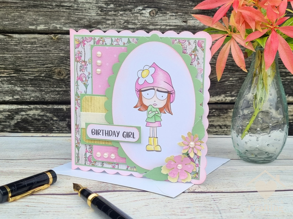 Rebel Girl Sulky Attitude Card Making Project