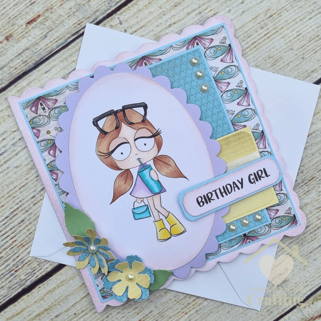 Rebel Girl Milkshake Drink Card Making Project