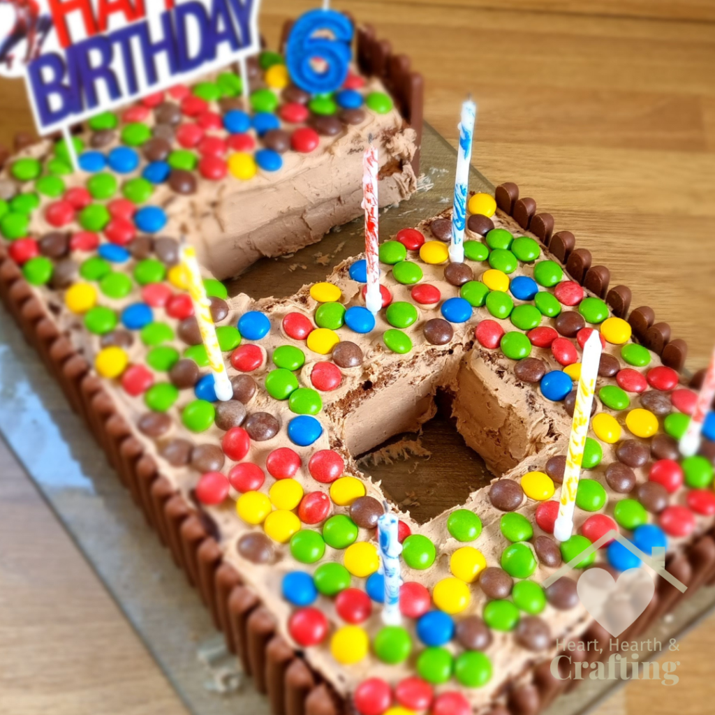 Birthday Number Chocolate Cake Recipe