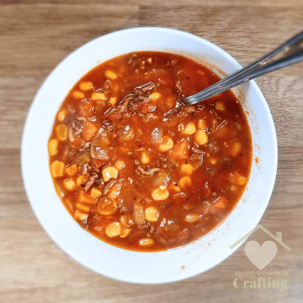 Beef and Vegetable Soup [Batch Cook Recipe]