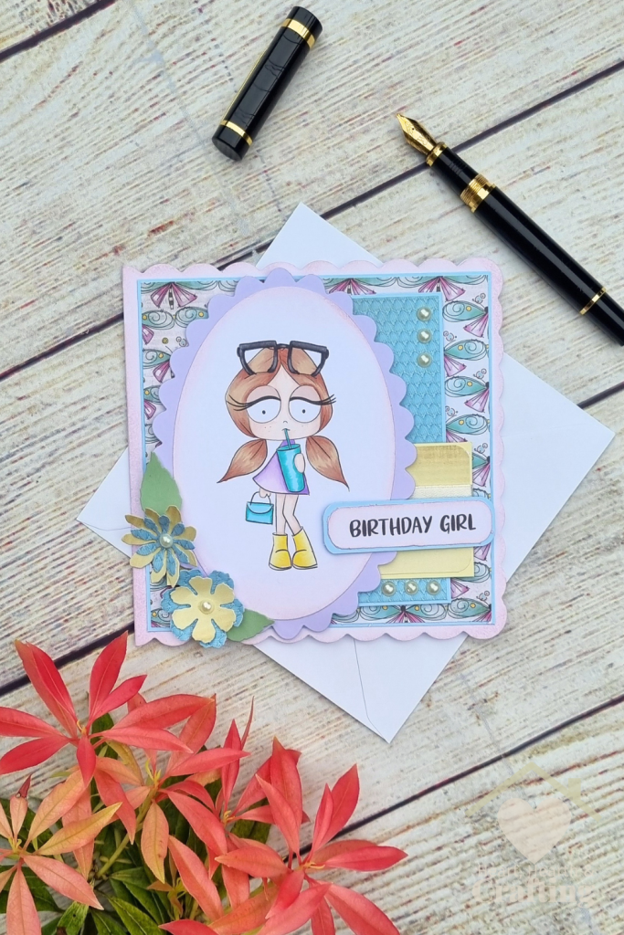 Rebel Girl Milkshake Drink Card Making Project Pinterest Pin