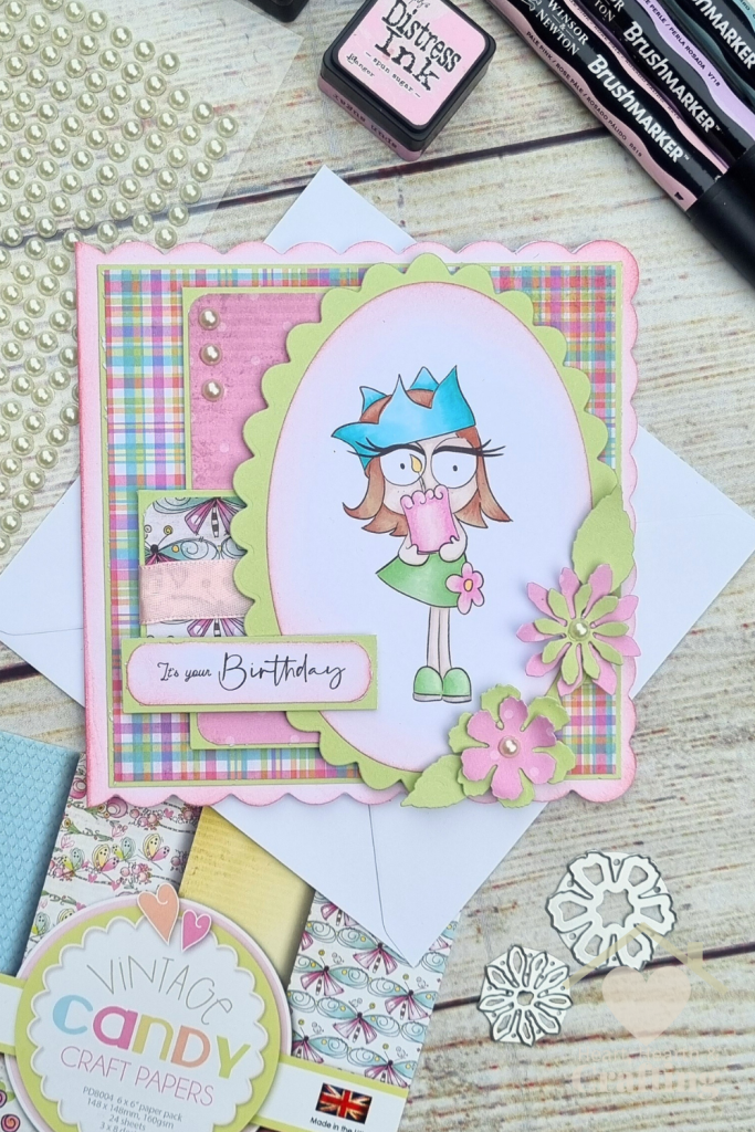 Rebel Girl Birthday Cake Card Making Project Pinterest Pin