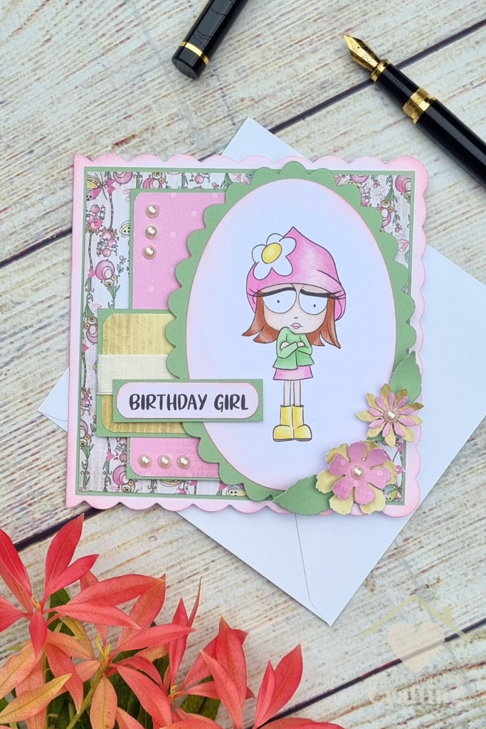 Rebel Girl Sulky Attitude Card Making Project Pinterest Pin