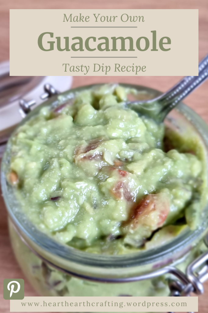Homemade Guacamole Recipe Pinterest Pin