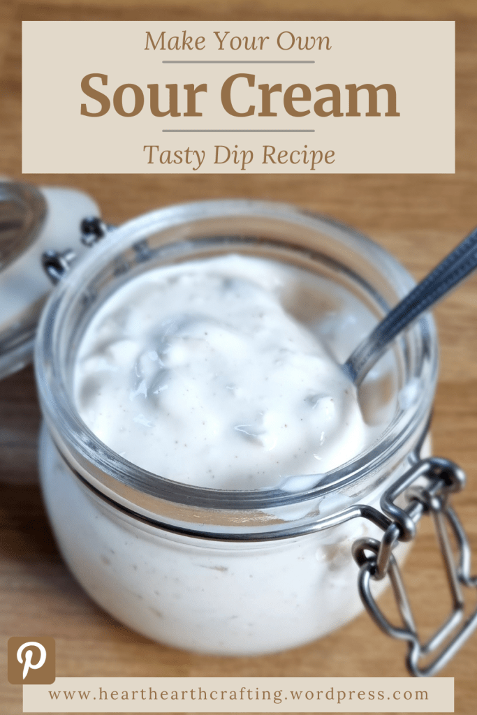Seasoned Sour Cream Dip Recipe Pinterest Pin
