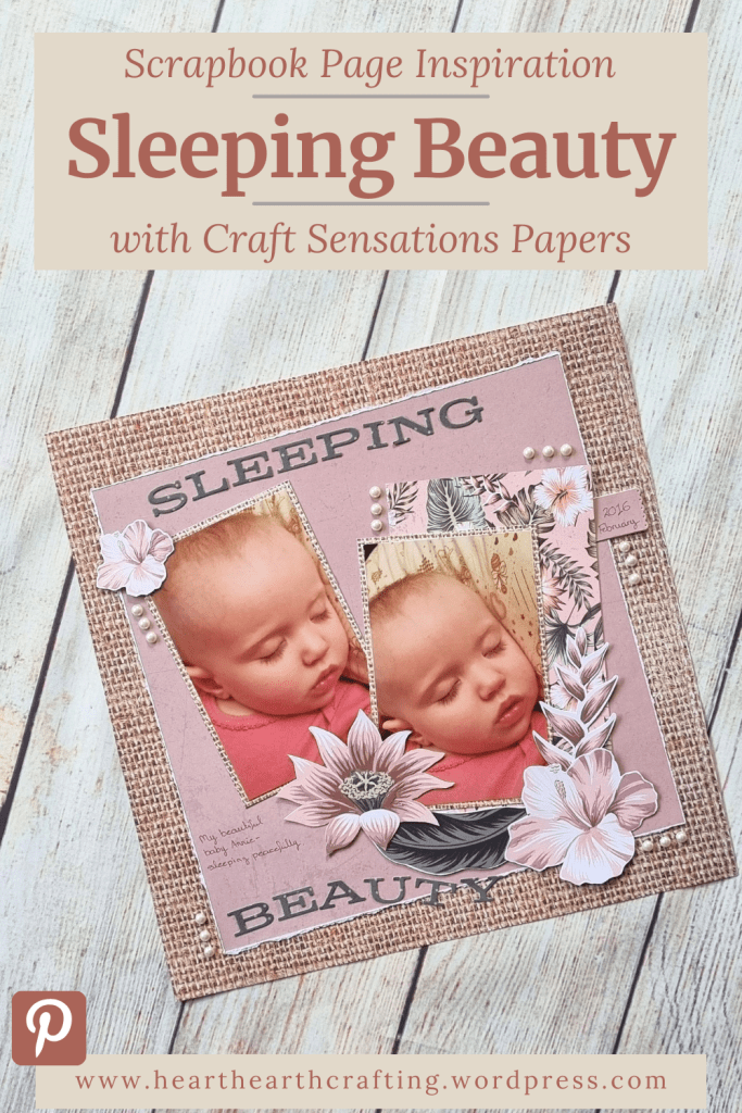 Sleeping Beauty Baby Scrapbook Page Pinterest Pin