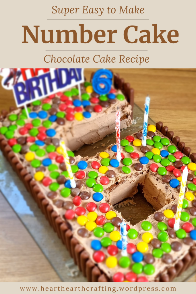 Birthday Number Chocolate Cake Recipe Pinterest Pin