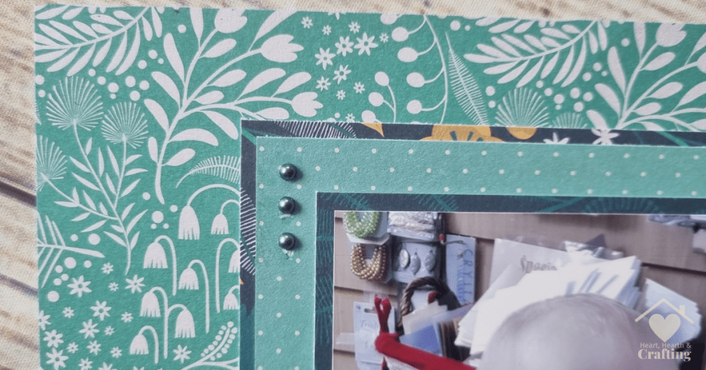 It's All About the Box - Baby Scrapbook Page