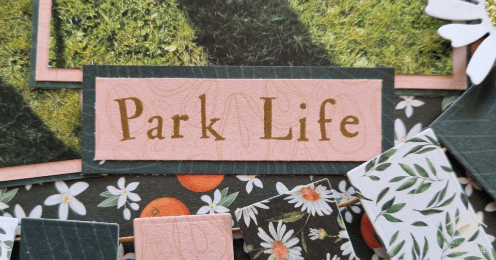 Park Life Baby Scrapbook Inspiration