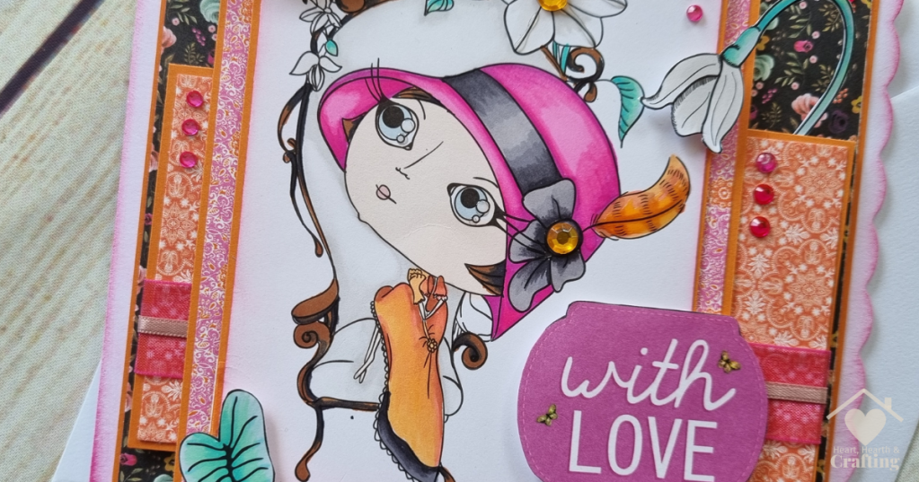 Verity Rose Moonstruck - Handmade Greetings Card