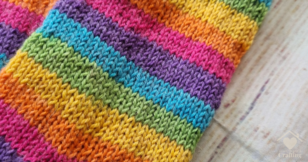 Rainbow Ladies Socks - Free Knitting Pattern