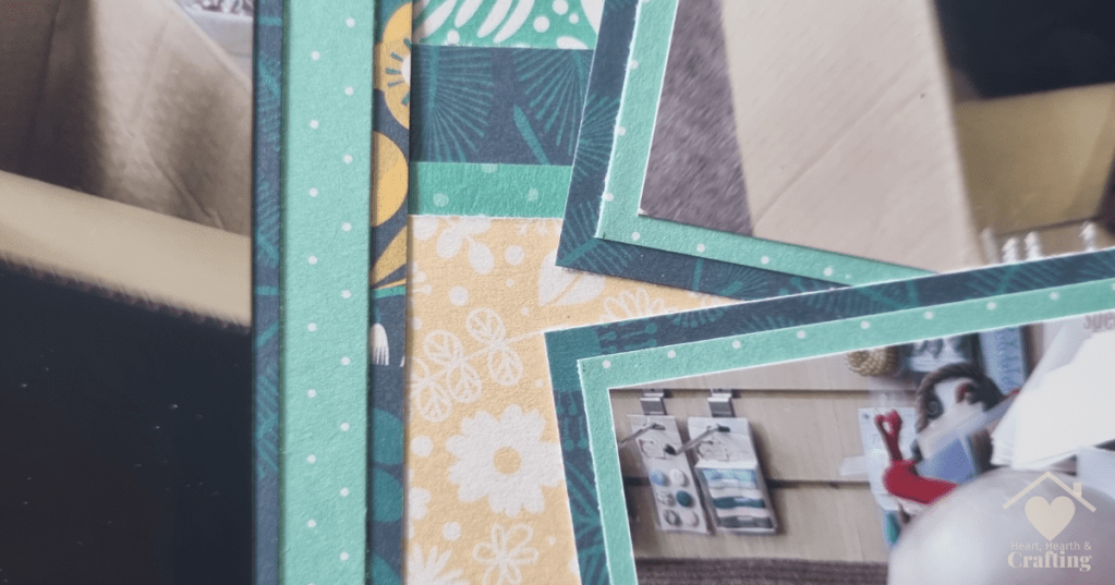 It's All About the Box - Baby Scrapbook Page