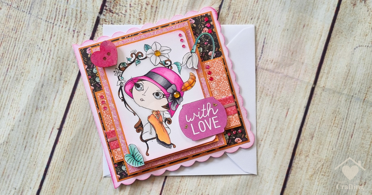 Verity Rose Moonstruck – Handmade Greetings Card