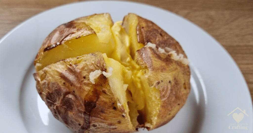 Jacket Potato with Cheese - Air Fryer Recipe
