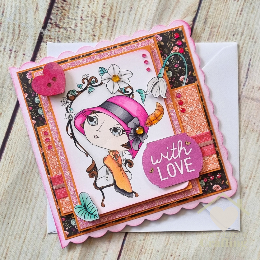 Verity Rose Moonstruck - Handmade Greetings Card