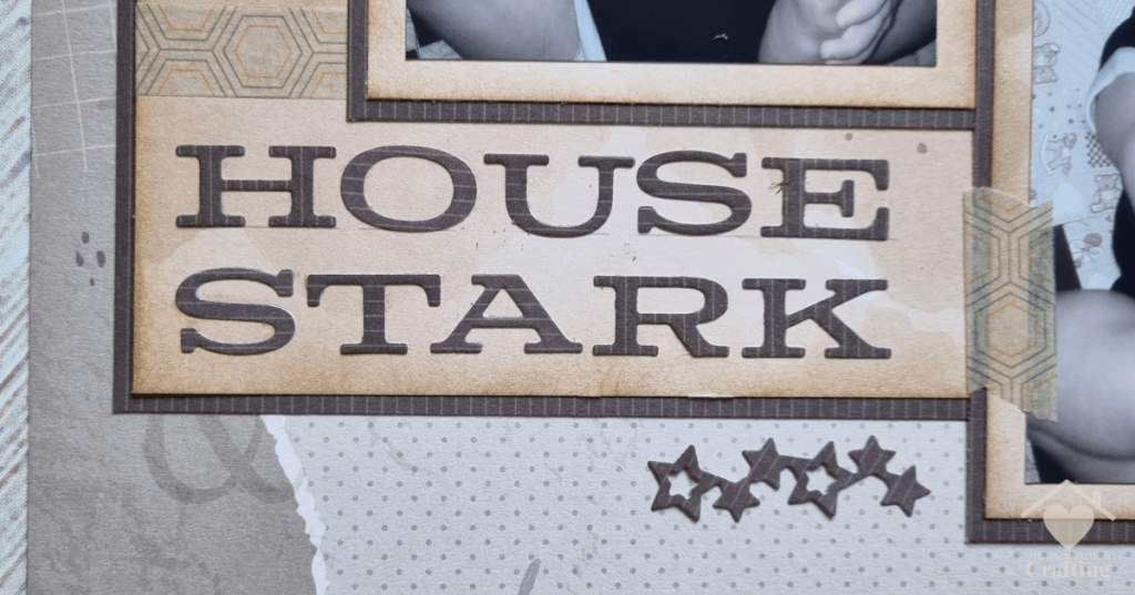 Baby of House Stark - Scrapbook Layout