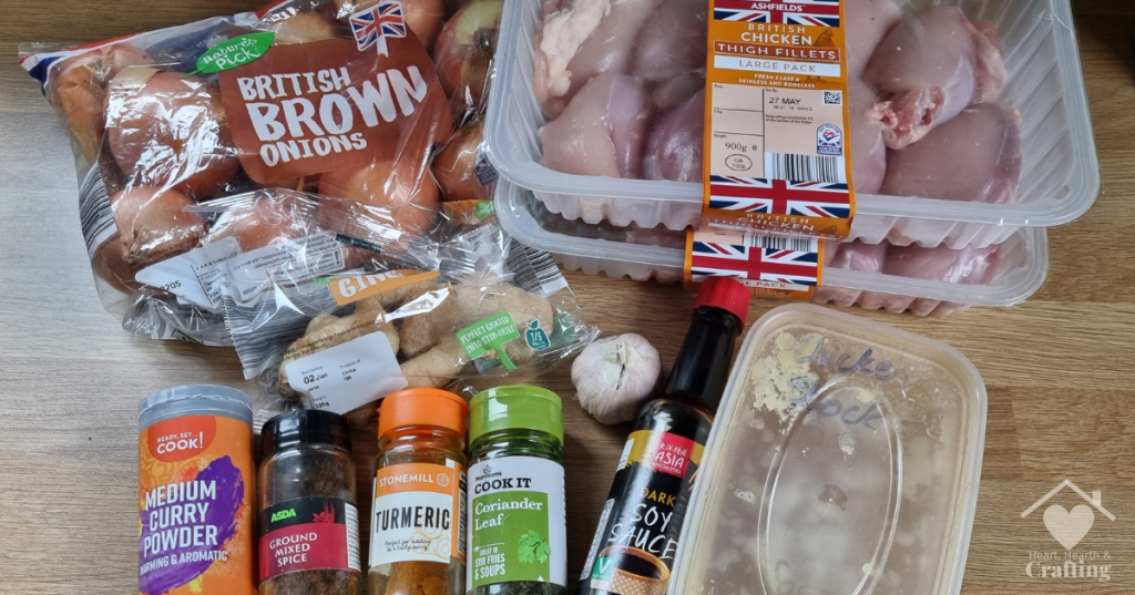 Chinese Chicken Curry Batch Cook Recipe