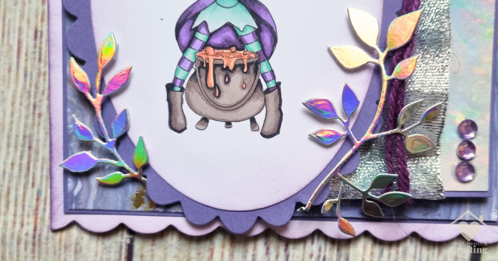 How to Make a Witchy Card for Halloween - Willa Witch