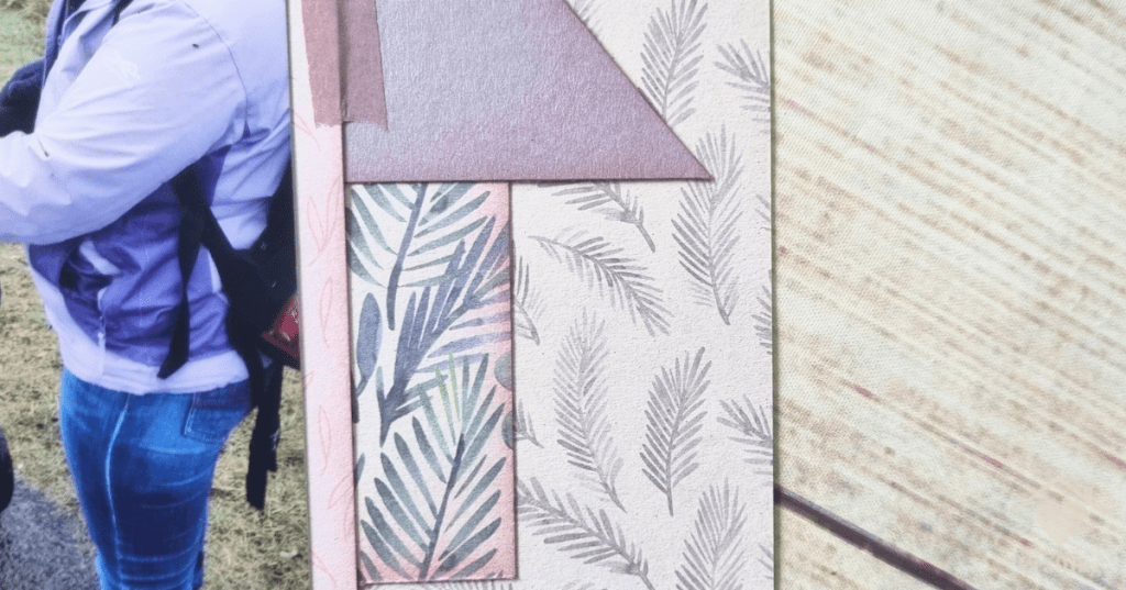 Reservoir Walk Scrapbook Layout | 12x12 Scrapbooking Idea