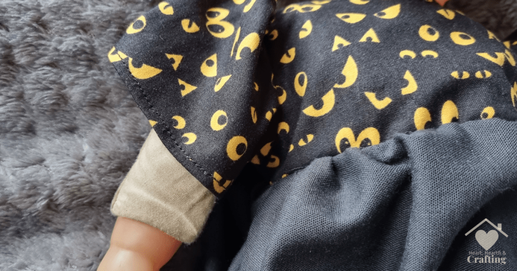 McCalls 4338 Dolls Halloween Dress Sewing Project