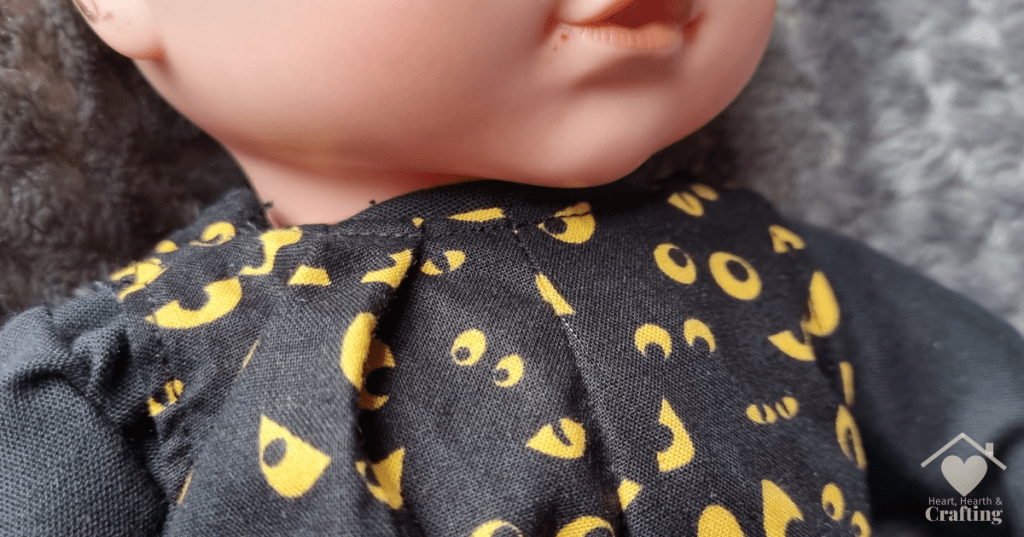 McCalls 4338 Dolls Halloween Romper Sewing Project