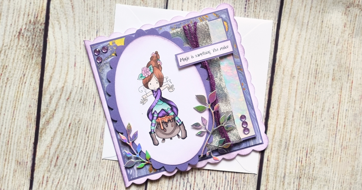 How to Make a Witchy Card for Halloween