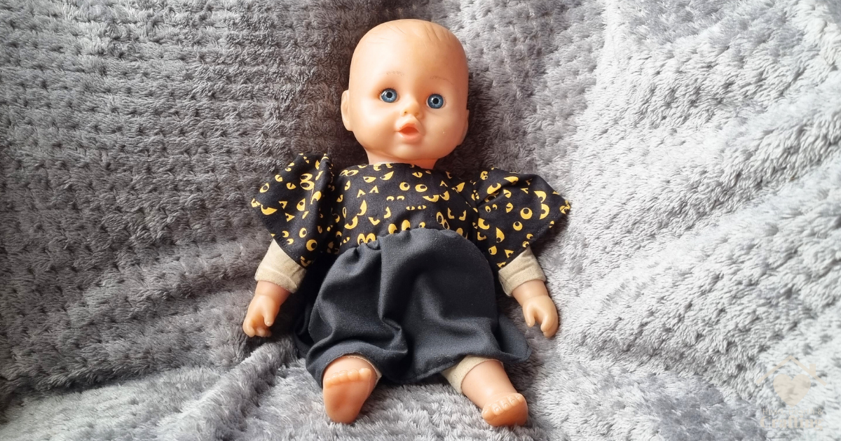 McCalls 4338 Dolls Halloween Dress Sewing Project