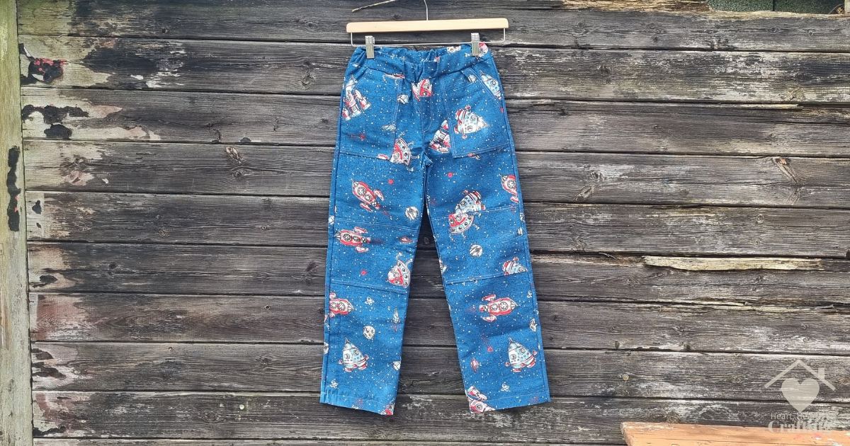 Peek-A-Boo Pattern’s Rough & Tumble Pants Sewing Project