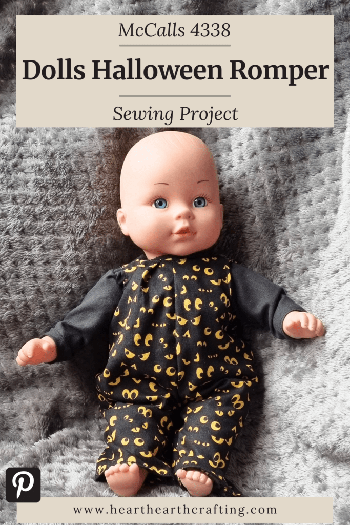McCalls 4338 Dolls Halloween Romper Sewing Project Pinterest Pin