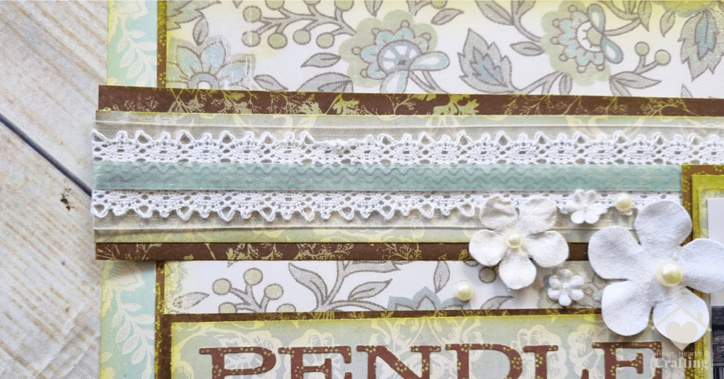Pendle Hill Scrapbook Page with My Mind's Eye Papers