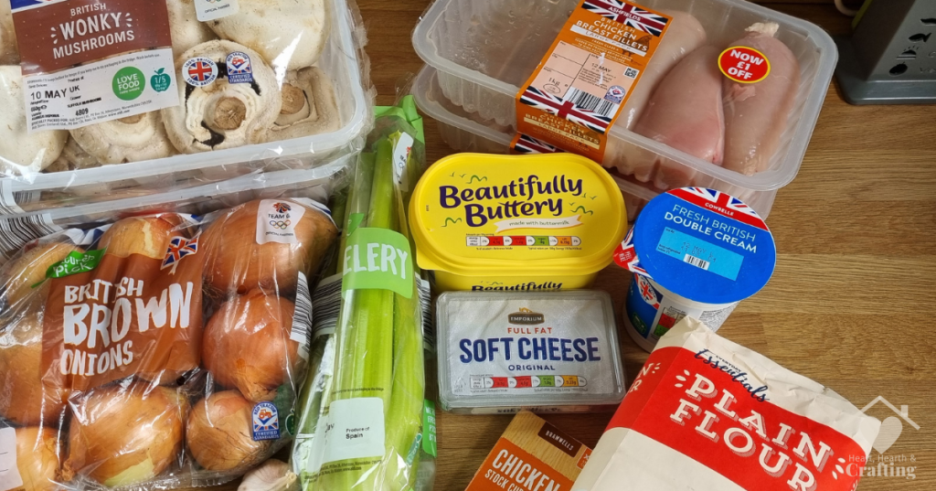Budget-Friendly Chicken & Mushroom Stroganoff Recipe - Ingredients
