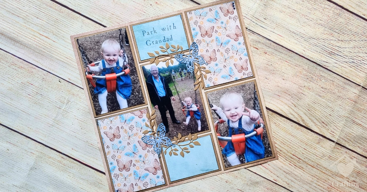 Park with Grandad [Scrapbook Layout Inspiration]
