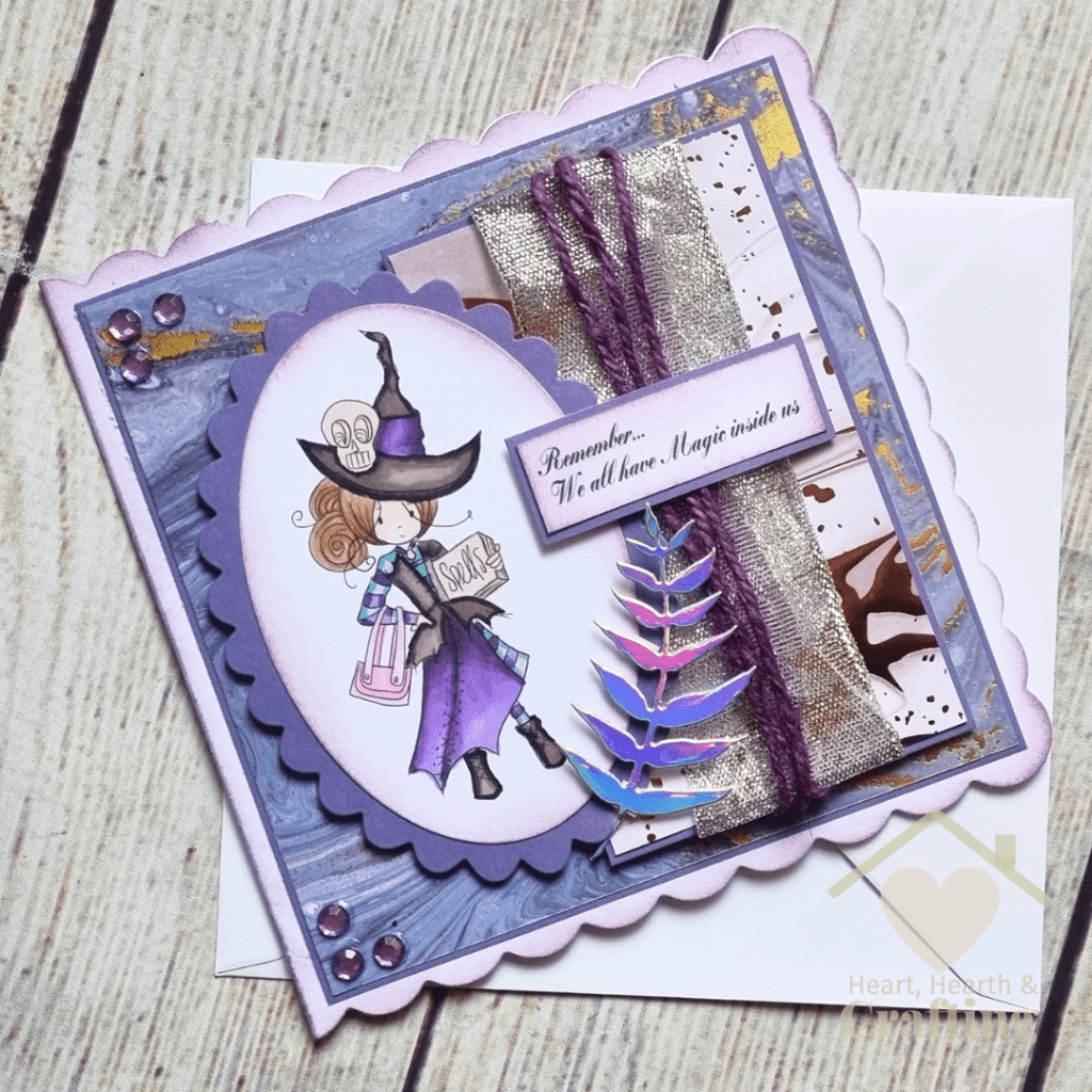 How to Make a Witchy Birthday Card [DIY Craft for Halloween]