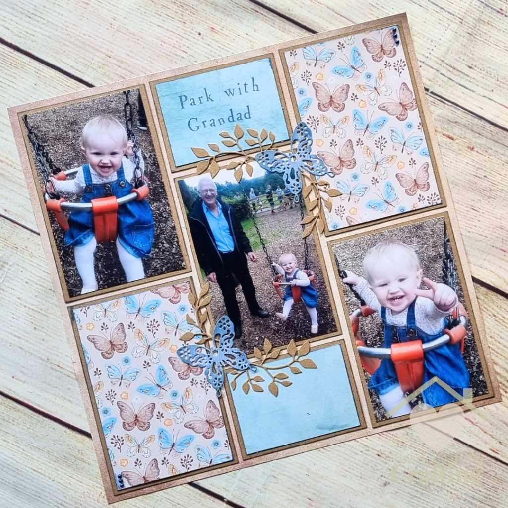 Park with Grandad [Scrapbook Layout Inspiration]