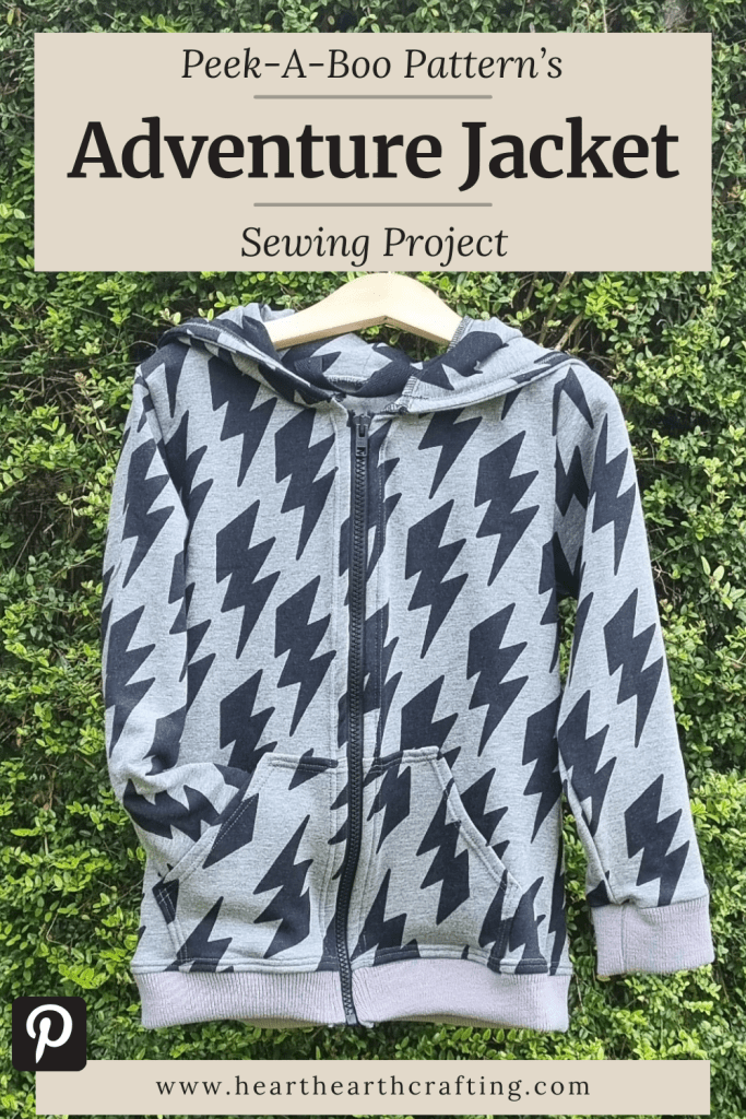 Sewing a Kids' Hoody: Peek-A-Boo Pattern's Adventure Jacket
