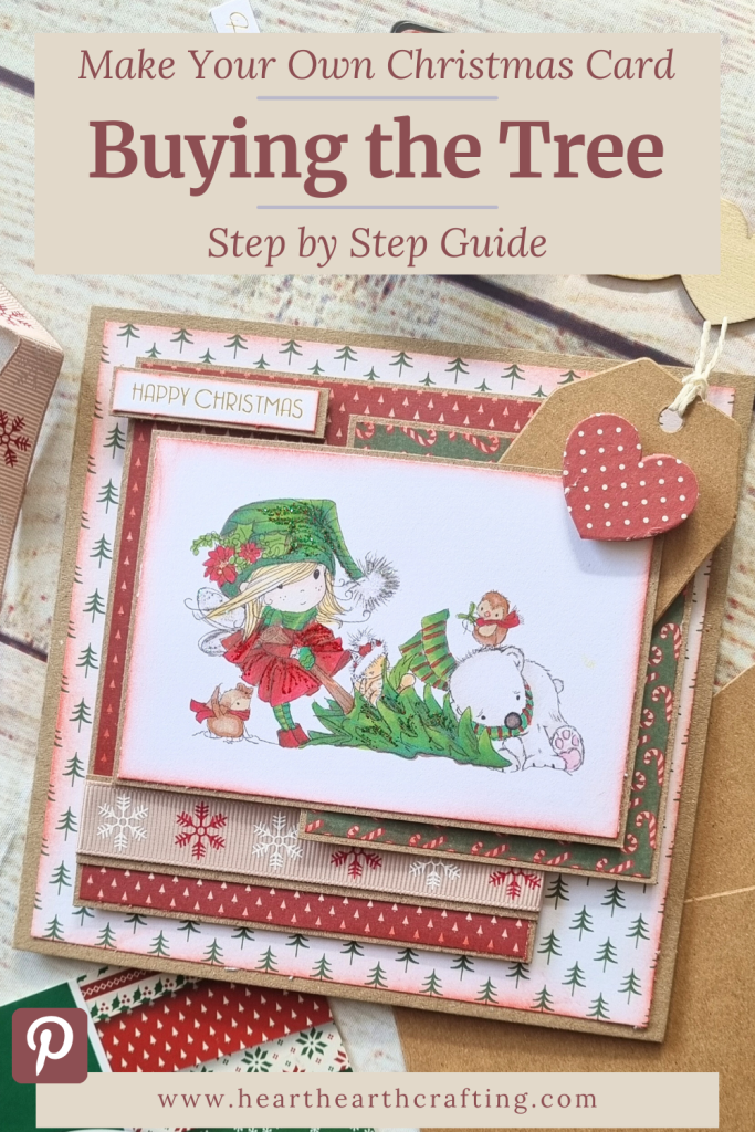 How to Make Your Own Christmas Card [Buying the Tree] Pinterest Pin