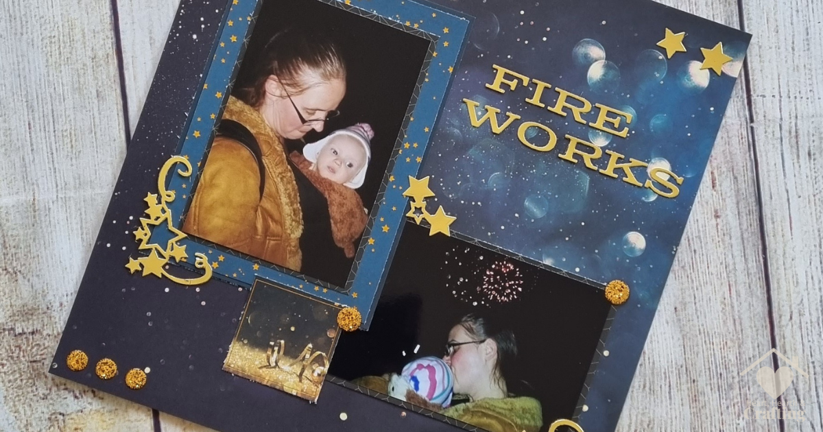 Fireworks Scrapbook Page Inspiration