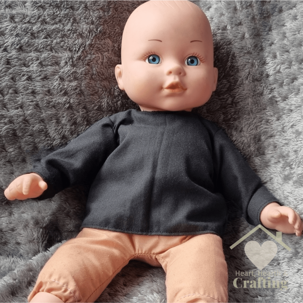 McCalls 4338 Dolls Woven Top Sewing Project