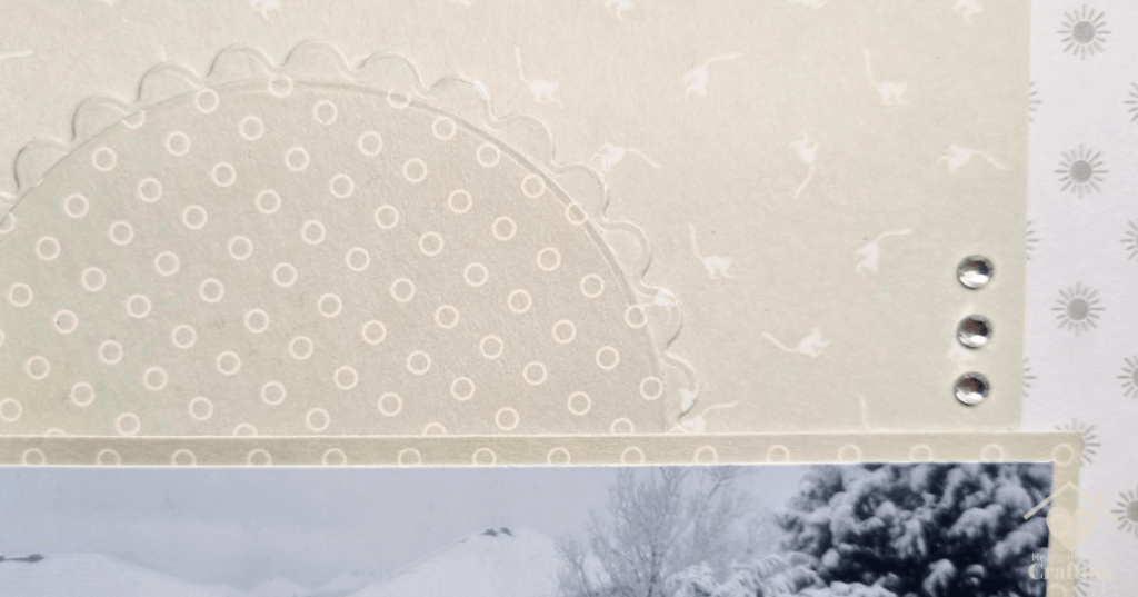 How to Make a Snowy Scrapbook Layout