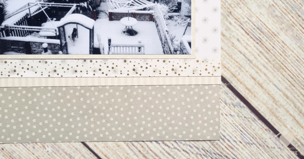 How to Make a Snowy Scrapbook Layout