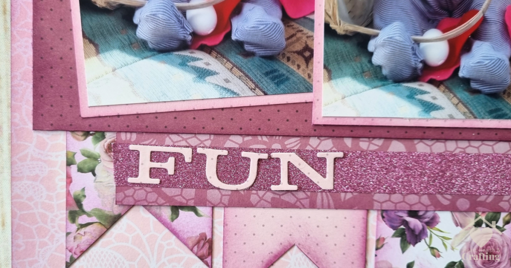 Elegant Scrapbook Embellishments for Big and Bold Layouts | Easter Fun Layout
